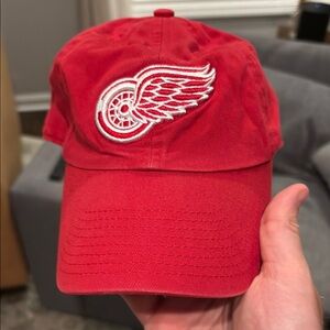 NHL Red Wings Hat with Embroidered Logo